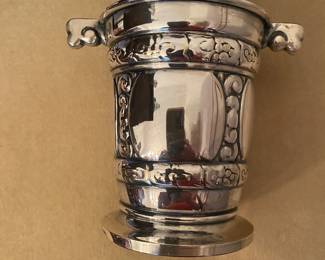 Vintage silverplate loving cup/Spain