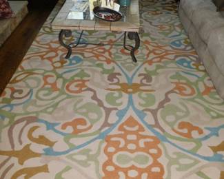 India Wool Designer Carpet 9' x 12'