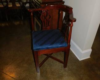 Mahogany Corner Chair