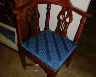 Mahogany Corner Chair