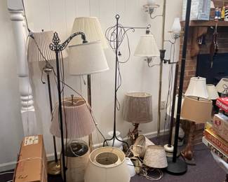 Misc lamps and shades