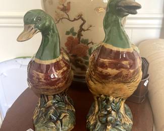 matching duck figurines 