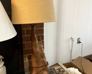 Cypress knee lamp