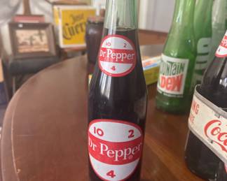 Vintage Dr.Pepper glass bottle