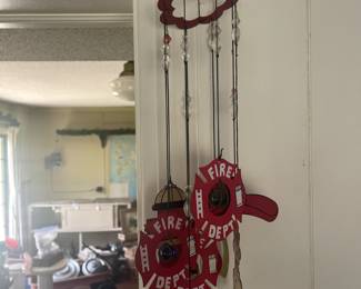 firefighter wind chimes