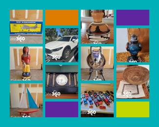 White Brown Clean Grid Interior Design Photo Collage