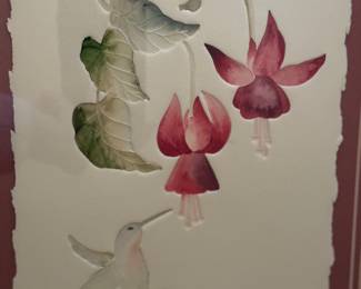 hummingbird watercolor 