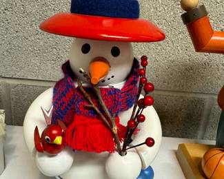Fanoulous snowman nut cracker made by Steinbach 