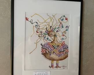 Original art by Betty the Beaded Lady