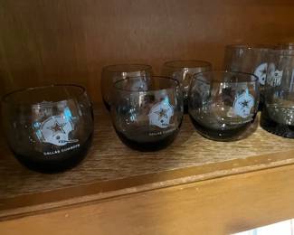 Vintage Dallas Cowboys glasses