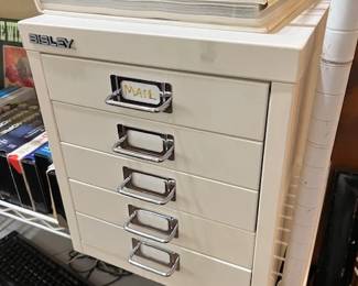 Like new BISLEY filing cabinet. Check these out online!