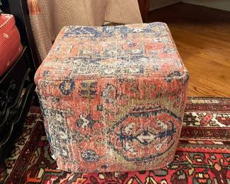 Tapestry foot stool