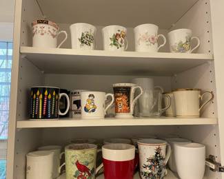 A great collection of coffee cups
