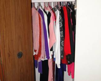 Besides the rack of womens clothing that we have, we also have closets full of them too
