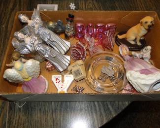 Just some stuff in a box, we will organize it later, but for now you can see what we have for sale