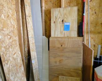 Free wood, plywood, and OSB too