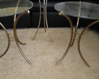 Classic elegant legs on these small tables