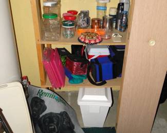 Jars, and vases, and totes and lunch boxes too