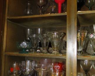 Some great Mid Century Modern glassware, and other fun pieces too