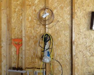 Cords, and lights, and workshop things