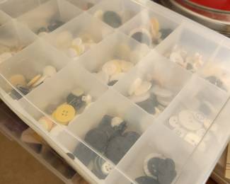 Large collection of buttons