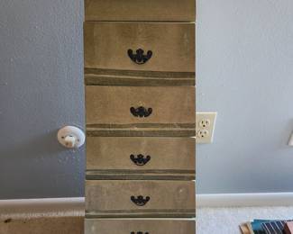 Painted accent chest