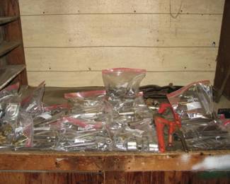 bags of wrench's sockets and more