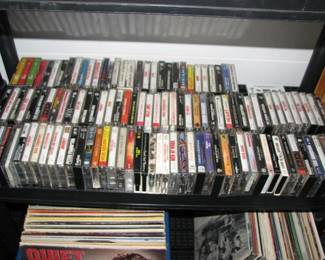 lots of rock and other cassettes