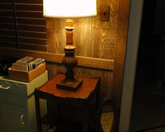 Tall upright, table lamp
