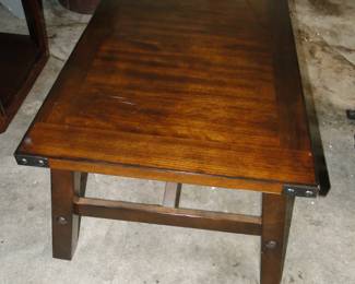 Sturdy as can be solid wood coffee table