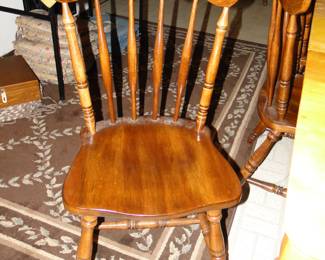 Solid wood dining chair