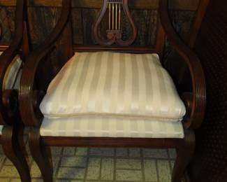 Oversized pair of chairs with very nice cushions