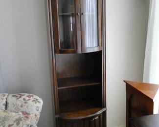Very nice tall, china cabinet, hutch, curio cabinet.  Perfect for any room in your home