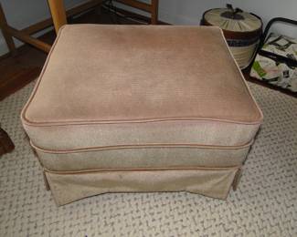 Comfy ottoman for additional seating