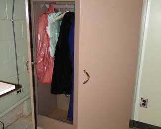 Large metal storage cabinet