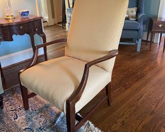 Upholstered arm chair