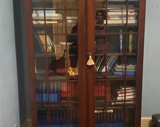 Antique 2 door bookcase