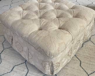Upholstered square ottoman