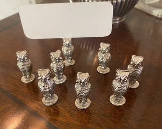 Owl place card holders