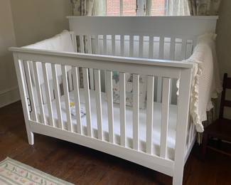 White crib