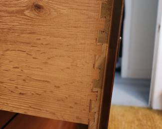Drawer detail on chest