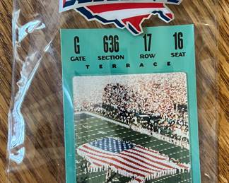 Super Bowl XXVI Holographic Ticket