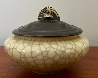 Signed Art Pottery Trinket Dish