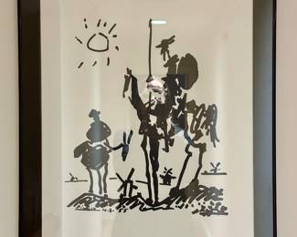 "Don Quixote" Framed Picasso Print