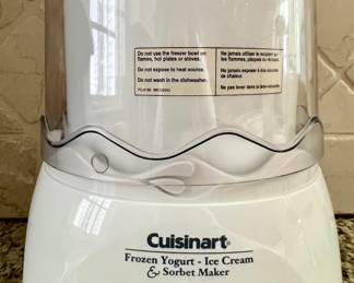 Cuisinart Frozen Yogurt - Ice Cream & Sorbet Maker