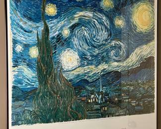 "Starry Night" Vincent van Gogh Framed Print