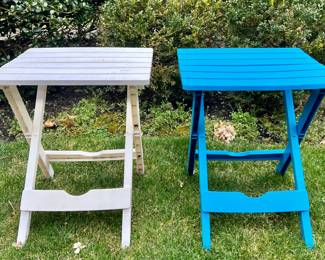 (6) Folding Side Tables