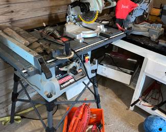 craftsman table saw and chop saws