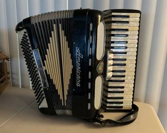 Nice accordion with pearl accents