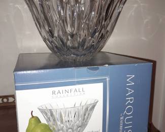 *BRAND NEW* Marquis By Waterford "Rainfall" 8" Bowl W/ Box
